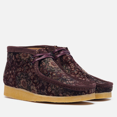 Мужские ботинки Clarks Originals Wallabee Boot, цвет бордовый