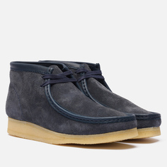 Мужские ботинки Clarks Originals Wallabee Boot, цвет синий, размер 41.5 EU