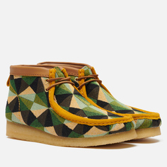 Мужские ботинки Clarks Originals Wallabee Boot, цвет зелёный, размер 46 EU