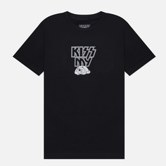 Мужская футболка RIPNDIP x KISS Online Kiss My Starchild, цвет чёрный, размер XXL