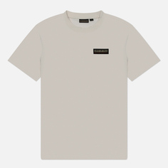 Мужская футболка Napapijri Iaato Regular Fit, цвет белый, размер M