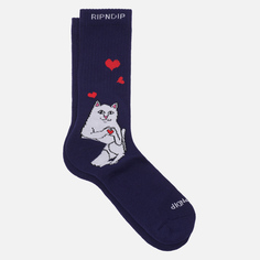 Носки RIPNDIP Nermal Loves, цвет синий, размер 40-46 EU