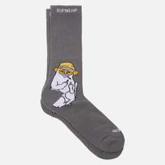 Носки RIPNDIP Nermal S Thompson, цвет серый, размер 40-46 EU