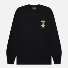 Мужской лонгслив RIPNDIP Know Ur Shrooms, цвет чёрный