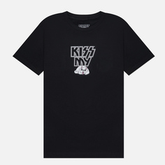 Мужская футболка RIPNDIP x KISS Online Kiss My Demon, цвет чёрный, размер XL