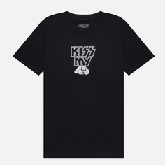 Мужская футболка RIPNDIP x KISS Online Kiss My Demon, цвет чёрный