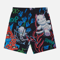 Мужские шорты RIPNDIP Travis Swim, цвет чёрный, размер XXL