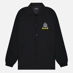 Мужская куртка ветровка RIPNDIP Slice And Dice Coaches, цвет чёрный