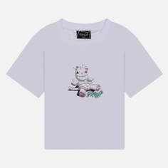 Женская футболка RIPNDIP Travis Cropped Baby, цвет белый