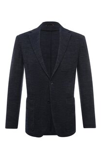 Пиджак из хлопка и шерсти Canali