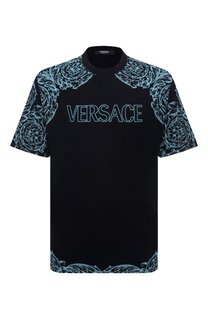 Хлопковая футболка Versace