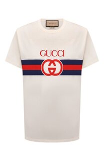 Хлопковая футболка Gucci