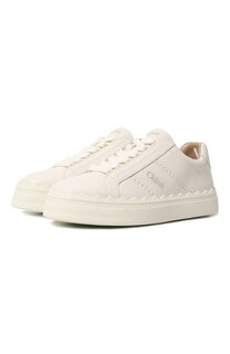 Кожаные кеды Lauren Chloé Chloe