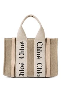 Сумка-тоут Woody mini Chloé Chloe