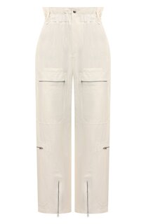 Брюки из вискозы и льна Forte Dei Marmi Couture