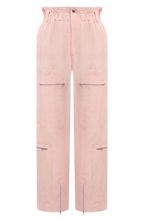 Брюки из вискозы и льна Forte Dei Marmi Couture