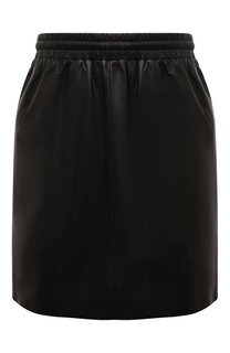 Кожаная юбка Prada