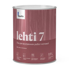 Лаки тонирующие лак в/д TALATU Lehti 7 для стен и потолков матовый 0,9 л бесцветный, арт. S1213003001