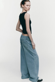 брюки джинсовые женские Джинсы широкие со средней посадкой Befree