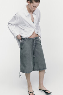 брюки (бриджи) женские Шорты-бриджи с вареным эффектом Befree