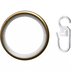 Кольцо с крючком металл цвет бронза 20 см 10 шт. Без бренда