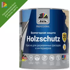 Краска фасадная Dufa Pro Holzschutz матовая цвет прозрачный база 3 0.81 л
