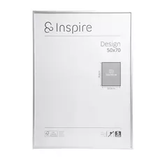 Рамка Inspire Design 50x70 см алюминий цвет серебро