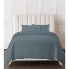 Комплект постельного белья Mona Liza двуспальный сатин сине-зеленый