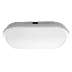 Светильник настенно-потолочный утилитарный светодиодный OBL WH 20 Вт овал цвет белый Без бренда