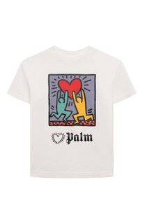 Хлопковая футболка Palm Angels