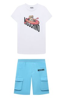 Комплект из футболки и шорт Moschino
