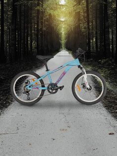 Велосипед для девочек Stern Action 20" 2024, Голубой