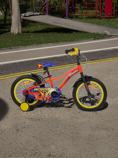 Велосипед для мальчиков Stern Robot 16" 2024, Оранжевый