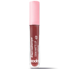 Помада для губ SODA DEMI MATTE LIP LIQUID #matteaboutyou Жидкая матовая помада So.Da