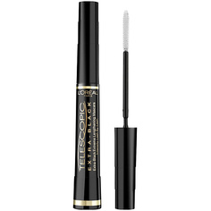 LORÉAL PARIS Тушь для ресниц для удлинения и разделения, экстрачерная Telescopic Extra-Black Mascara L'Oreal