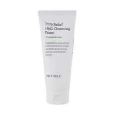 Пенка для снятия макияжа VELY VELY Пенка для умывания с экстрактами трав Pure Relief Herb Cleansing Foam 150.0