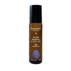 Масло для тела KASANIE Ароматический роллер натуральных эфирных масел авторской коллекции Blend Фиолетовый. Mindful 10.0