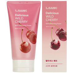 Крем для умывания LSANIC Пенка для умывания Очищающая с экстрактом дикой вишни Delicious Wild Cherry Soft Cleansing Foam L.Sanic