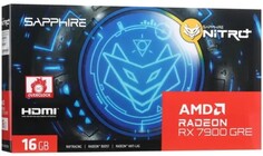 Видеокарта PCI-E Sapphire Radeon RX 7900 GRE NITRO+ (11325-02-20G) 16GB GDDR6 256bit 5nm 205/18000MHz 2*HDMI/2*DP