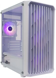 Корпус mATX Eurocase M205 4ARGB white белый без БП закаленное стекло USB 3.0