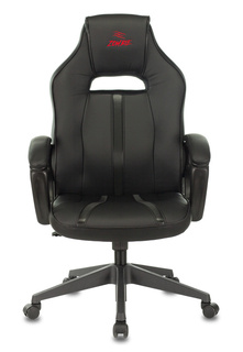 Кресло игровое Бюрократ VIKING ZOMBIE A3 B цвет черный, искусственная кожа, крестовина пластик