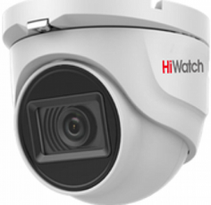 Видеокамера HiWatch DS-T803(B) (3.6 mm) 8Мп уличная HD-TVI с EXIR-подсветкой до 30м 1/2" CMOS матрица; объектив 3.6мм; угол обзора 79°