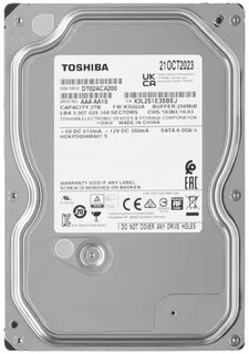 Жесткий диск 2TB SATA 6Gb/s Toshiba DT02ACA200 DT02 3.5" 7200rpm 256MB