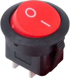Выключатель Rexant 36-2560 клавишный круглый 250V 6А (2с) ON-OFF красный (RWB-213, SC-214, MRS-102-8)