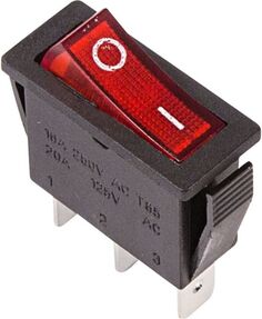 Выключатель Rexant 36-2210 клавишный 250V 15А (3с) ON-OFF красный с подсветкой (RWB-404, SC-791, IRS-101-1C)