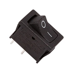 Выключатель Rexant 36-2110 клавишный 250V 6А (2с) ON-OFF черный Mini (RWB-201, SC-768)