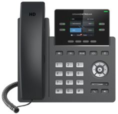 Телефон VoiceIP Grandstream GRP-2612w 2 SIP аккаунта, 2хEthernet, 10/100, дисплей 2,4" цветной, книга на 1000 контактов,POE, Opus, Wi-Fi
