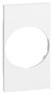 Панель лицевая BTicino KW04 LIVING NOW для розеток 2К+З немецкого стандарта, 2 модуля, цвет белый