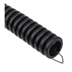 Труба гофрированная Rexant 28-0016-50 из ПНД, с зондом, черная, диам. 16мм (бухта 50 м/уп)