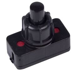 Выключатель Rexant 36-3011 кнопка 250V 1А (2с) ON-OFF черный (PBS-17A2) (для настольной лампы)